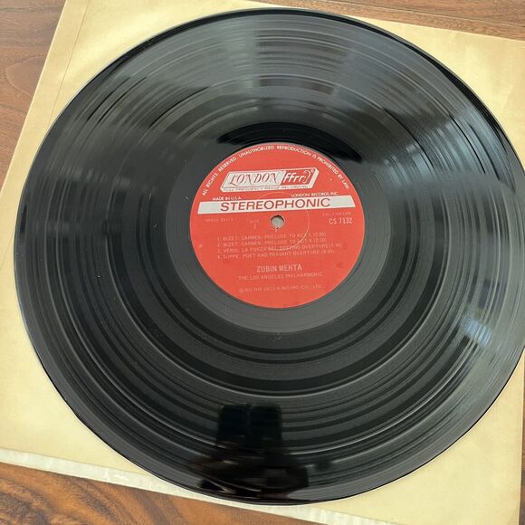 Mehta Bolero Sensational Orchestral Showpieces Vinyl LP 1972 London CS 7132 - Picture 6 of 8